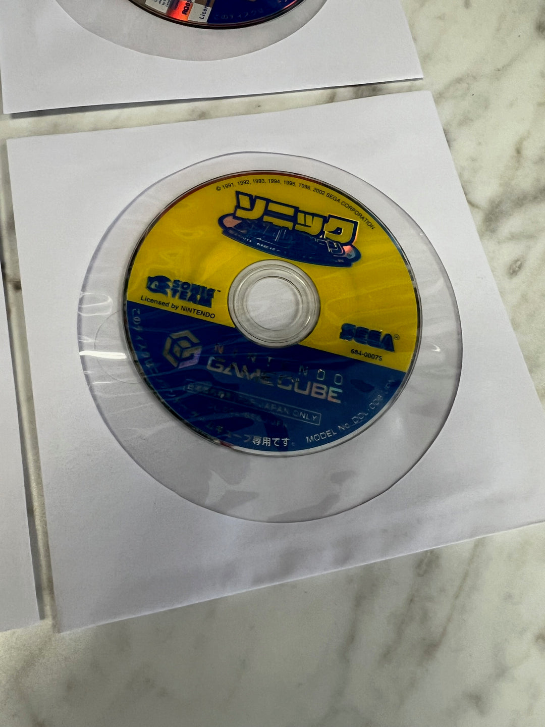 Sonic Mega Collection Nintendo Gamecube Disc Only *Japanese* IMP7324