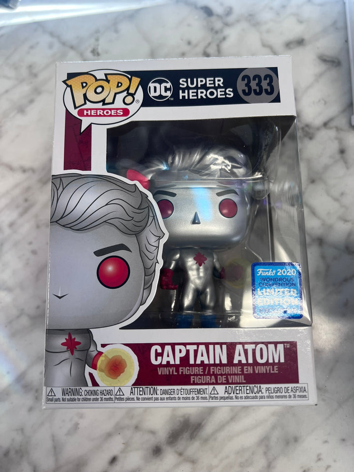 Funko Pop! Captain Atom #333 DC Super Heroes FP12326