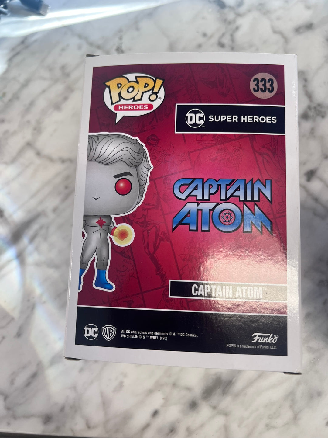 Funko Pop! Captain Atom #333 DC Super Heroes FP12326