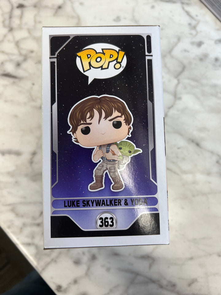 Funko Pop! Luke Skywalker & Yoda #363 Star Wars Empire Strikes Back 40th FP121824