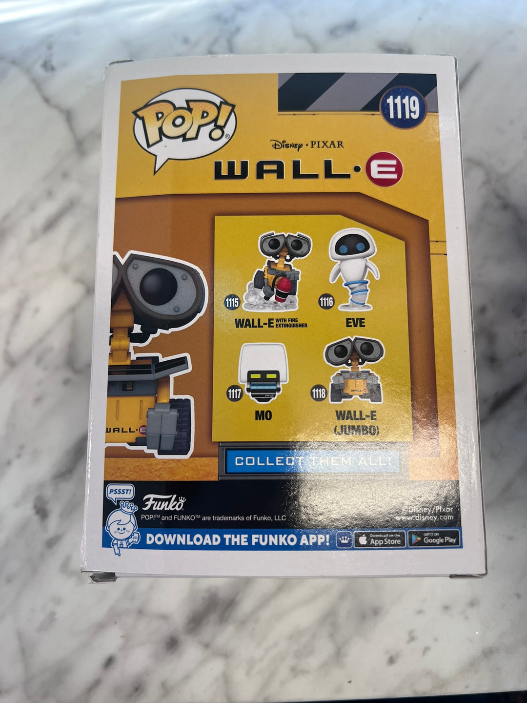 Funko Pop! Charging Wall-E #1119 Disney Pixar FP12326