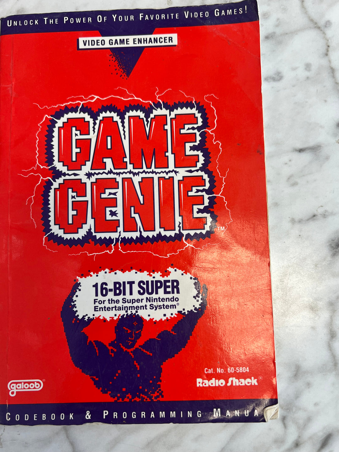 Game Genie for SNES Super Nintendo Codebook & Programming Manual M4925
