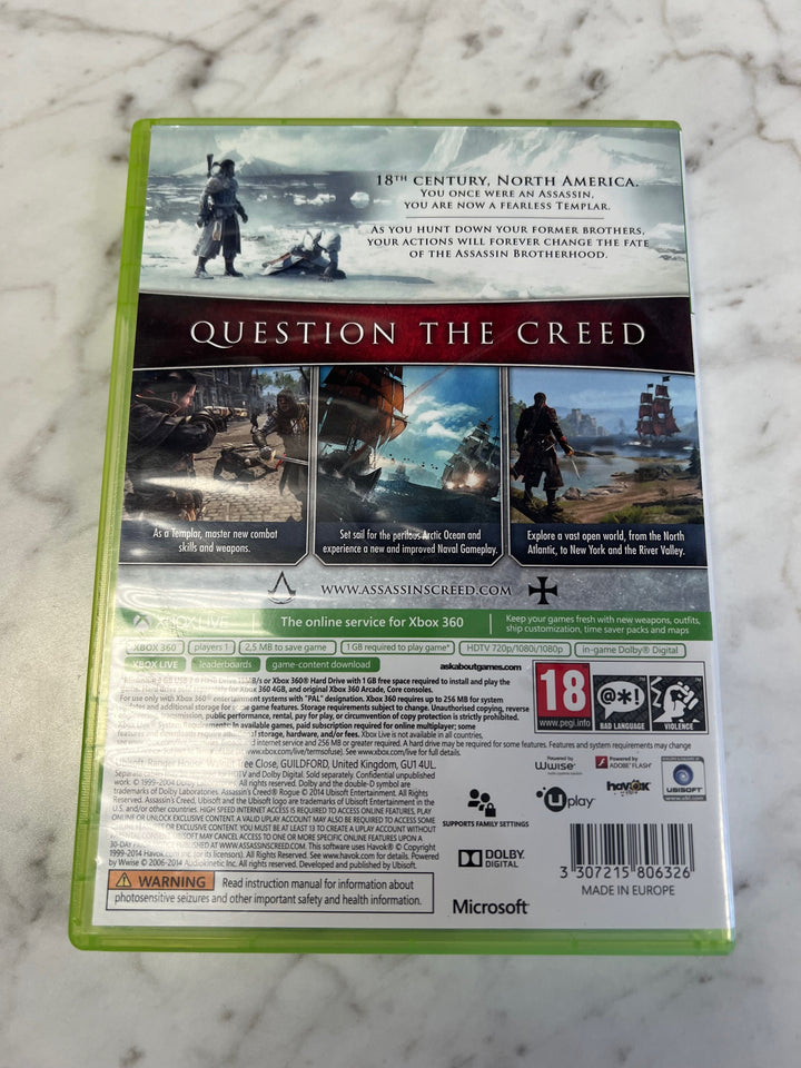 Assassin's Creed Rogue US Seller Xbox 360 *PAL Version* IMP7324