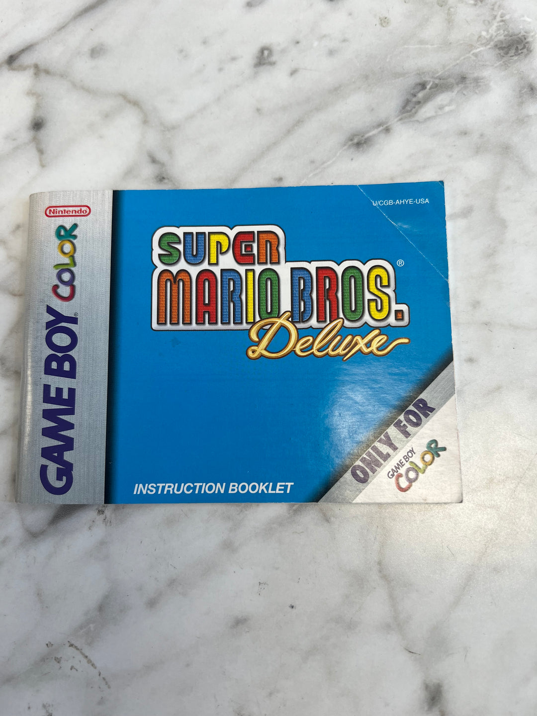 Super Mario Bros Deluxe Manual ONLY M4925