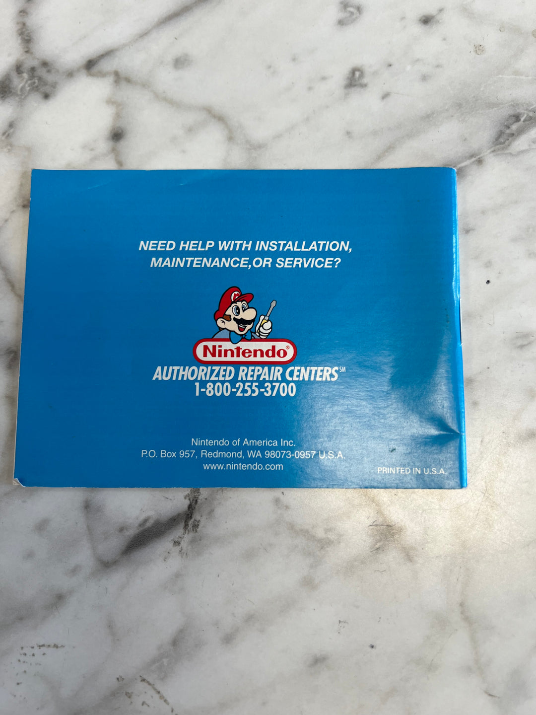 Super Mario Bros Deluxe Manual ONLY M4925