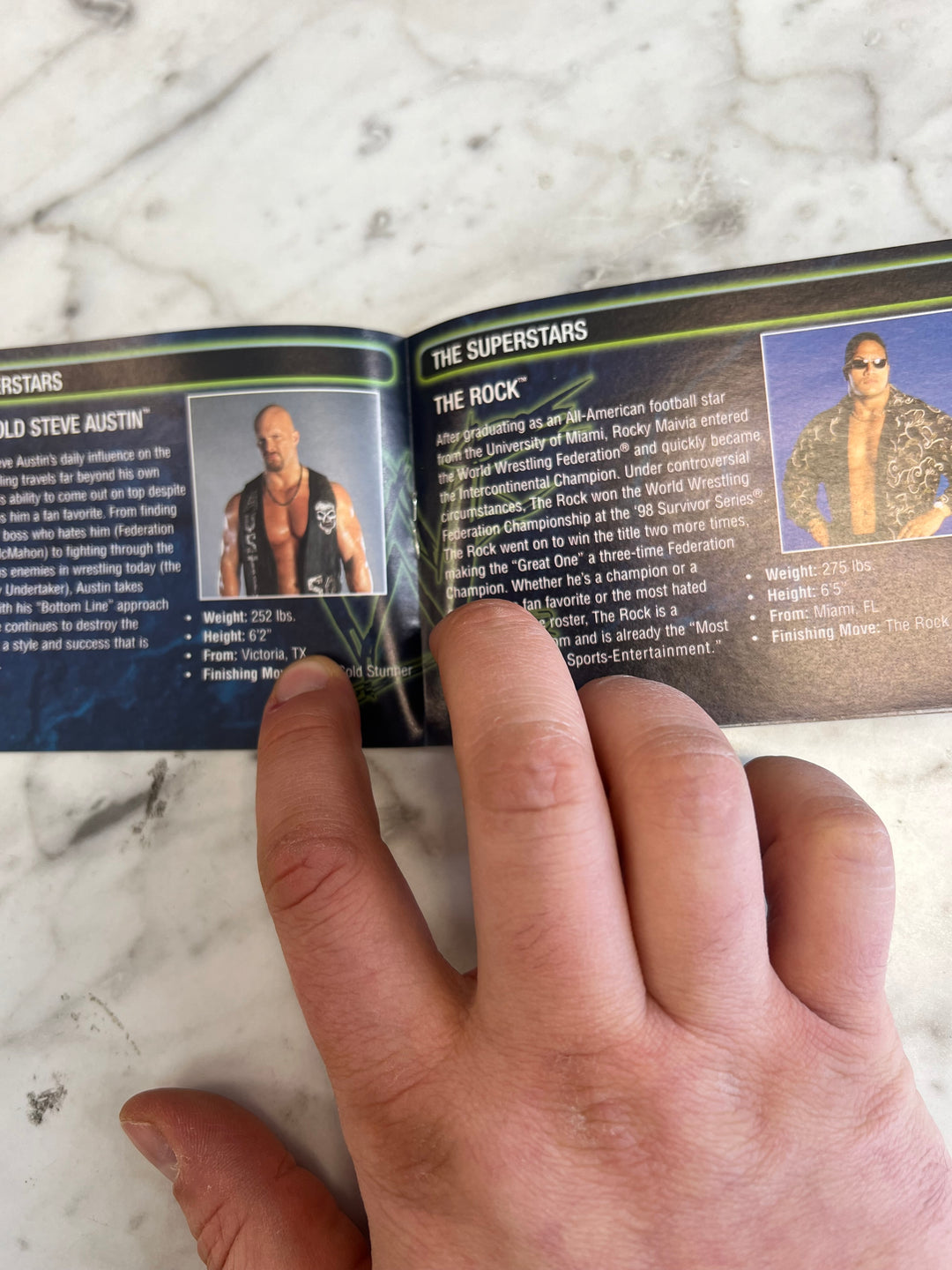 Wrestlemania 2000 Gameboy Color Manual ONLY M4925