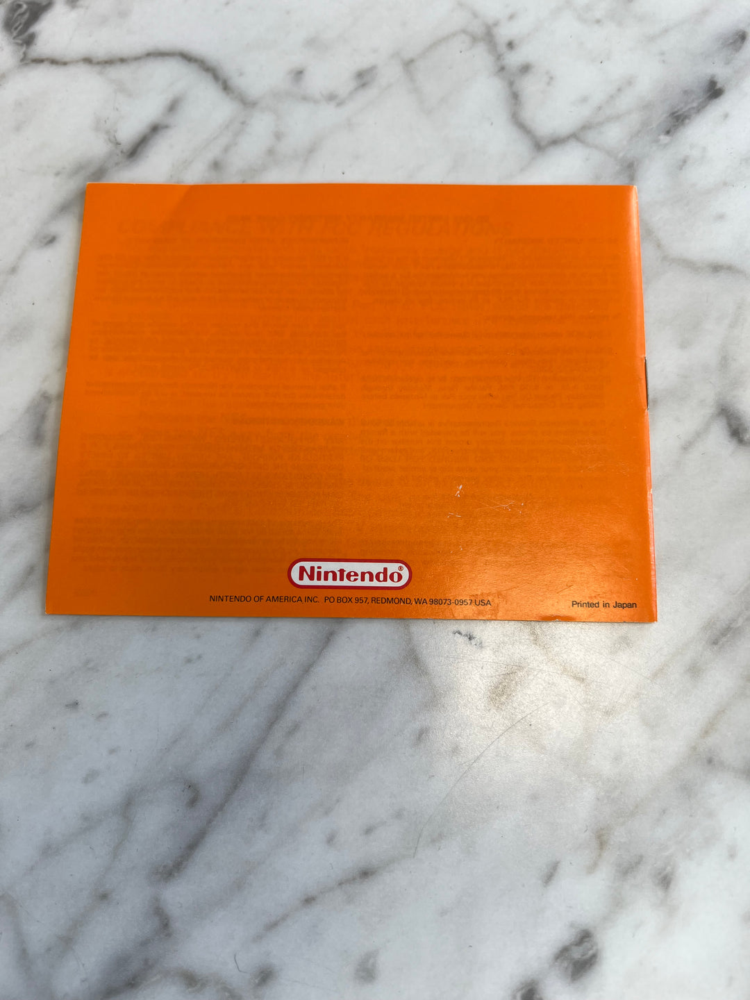 Donkey Kong Classics Original Nintendo NES Manual ONLY M4925