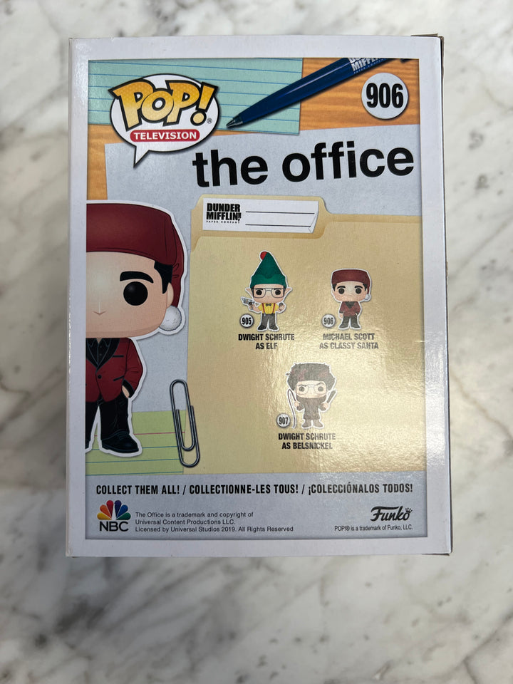 Funko Pop! Michael Scott as Classy Santa #906 The Office   FP121824