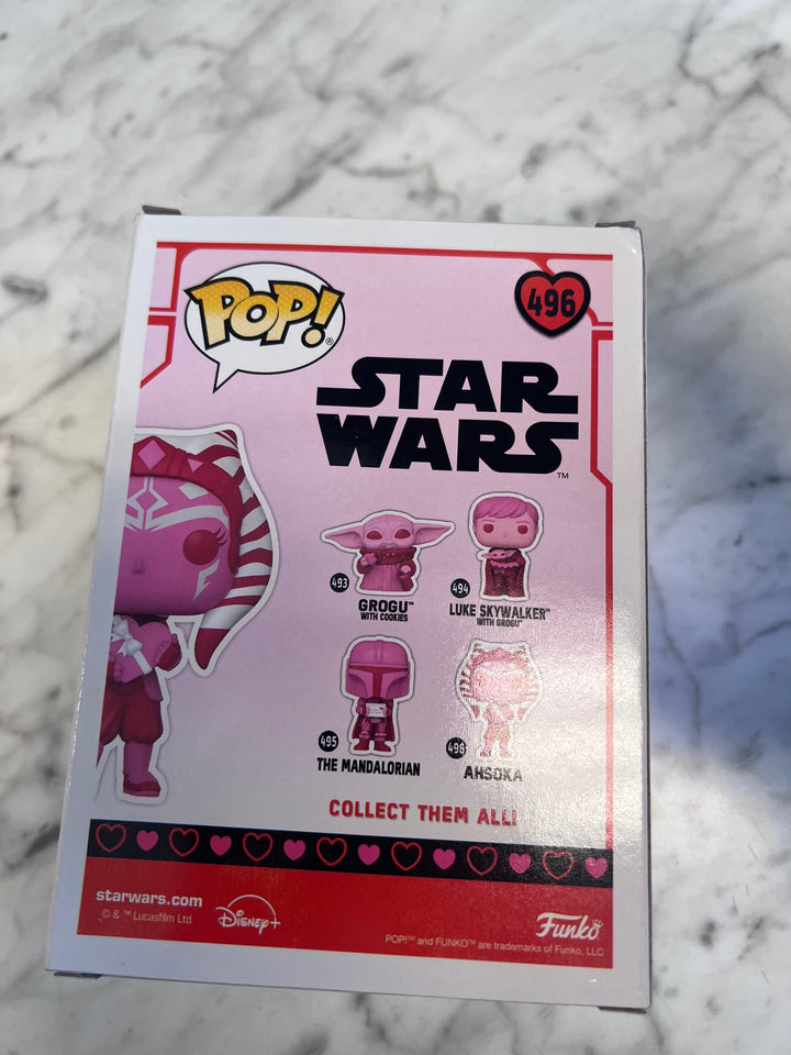 Funko Pop! Ahsoka #496 Valentine's Day Star Wars FP93025