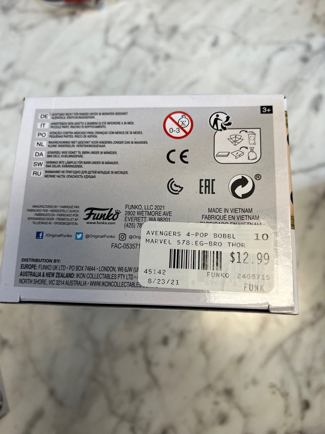 Funko Pop! Bro Thor (Fat Thor) #578 Avengers Endgame FP7825