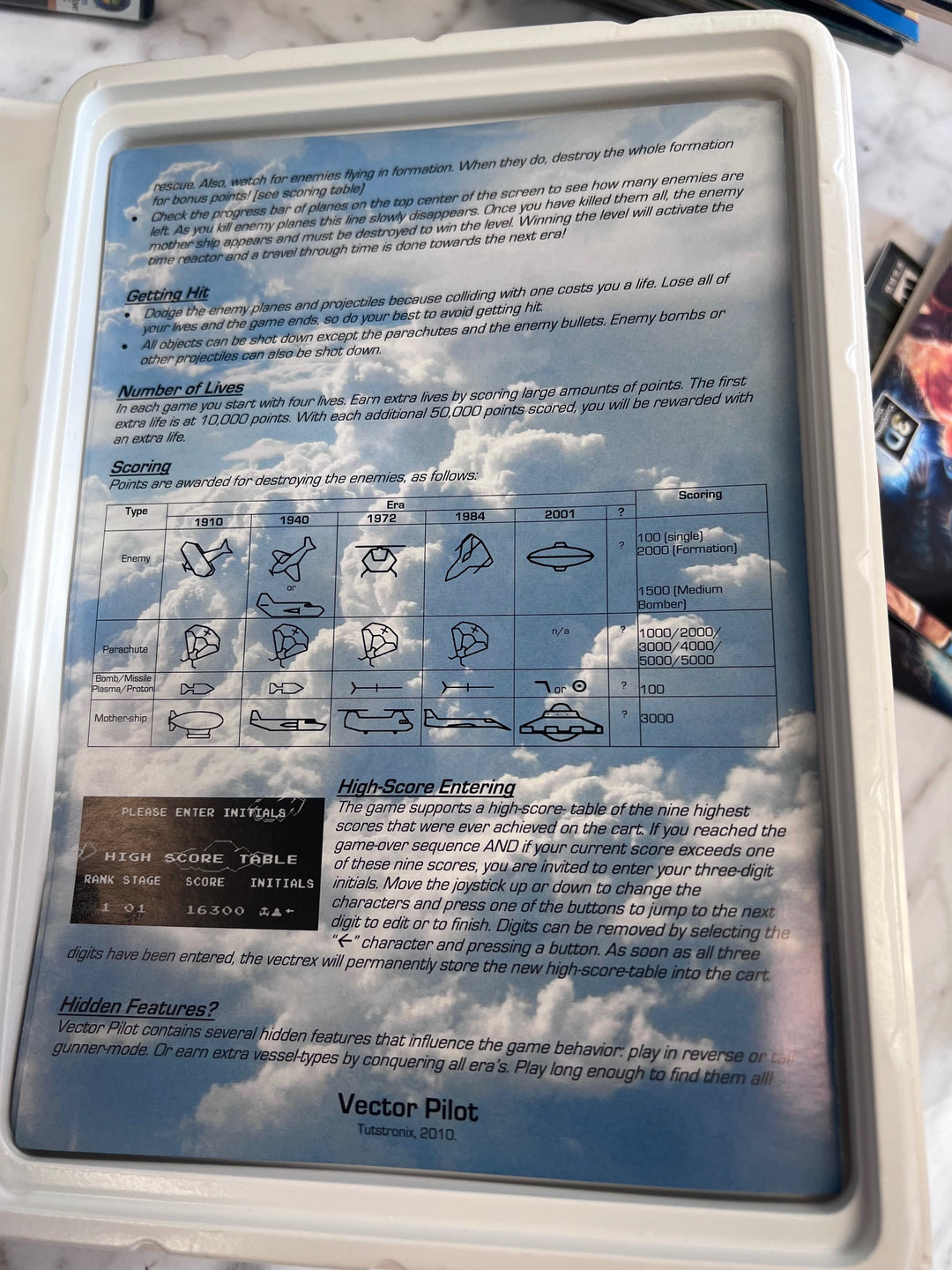 Vector Pilot - Vectrex Complete in Box PC93025