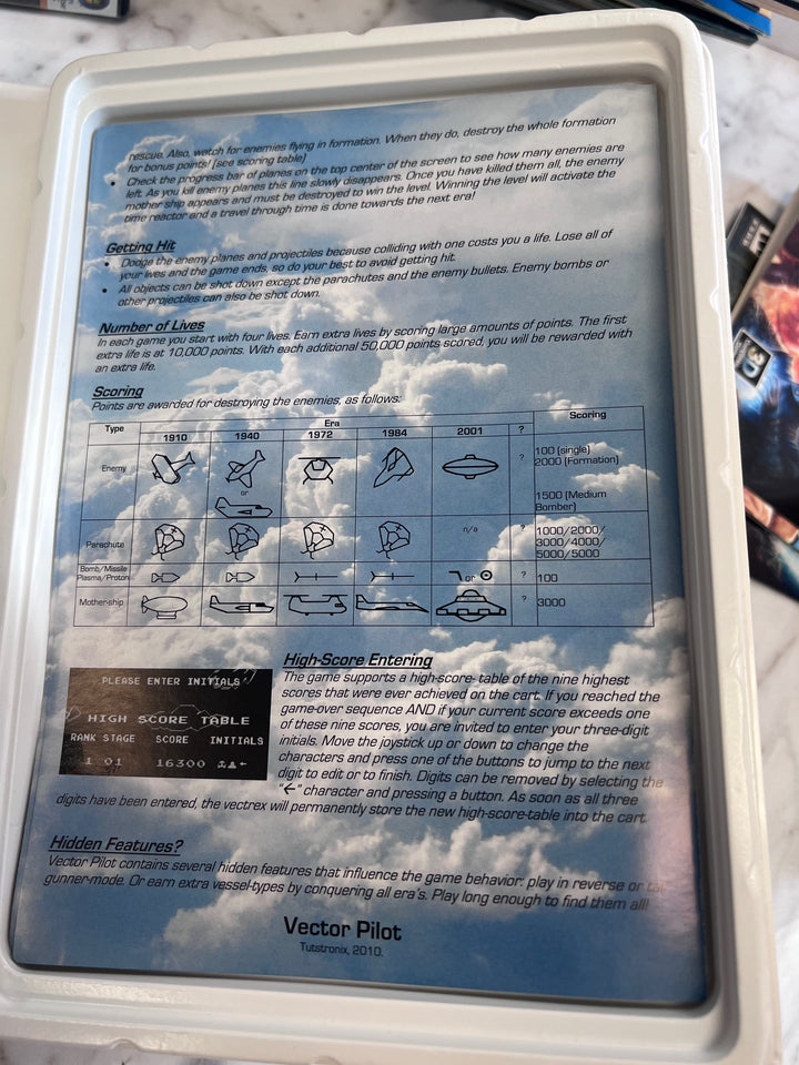 Vector Pilot - Vectrex Complete in Box PC93025