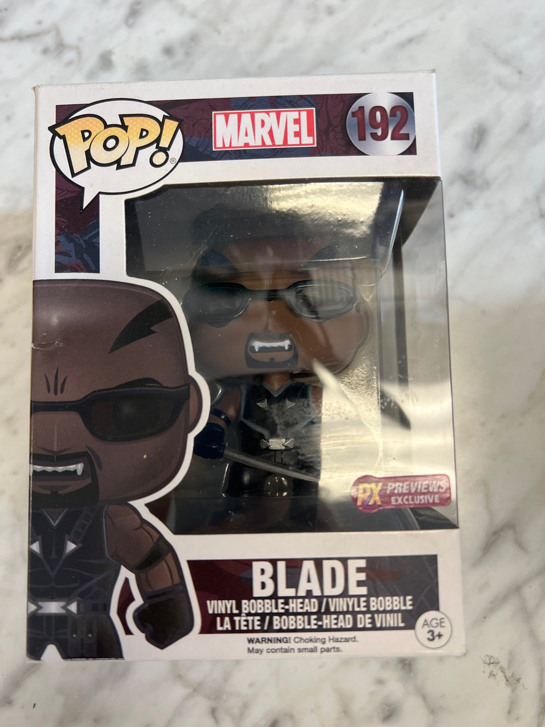 Funko Pop! Blade (Marvel) Damaged Box PX Previews FP31426