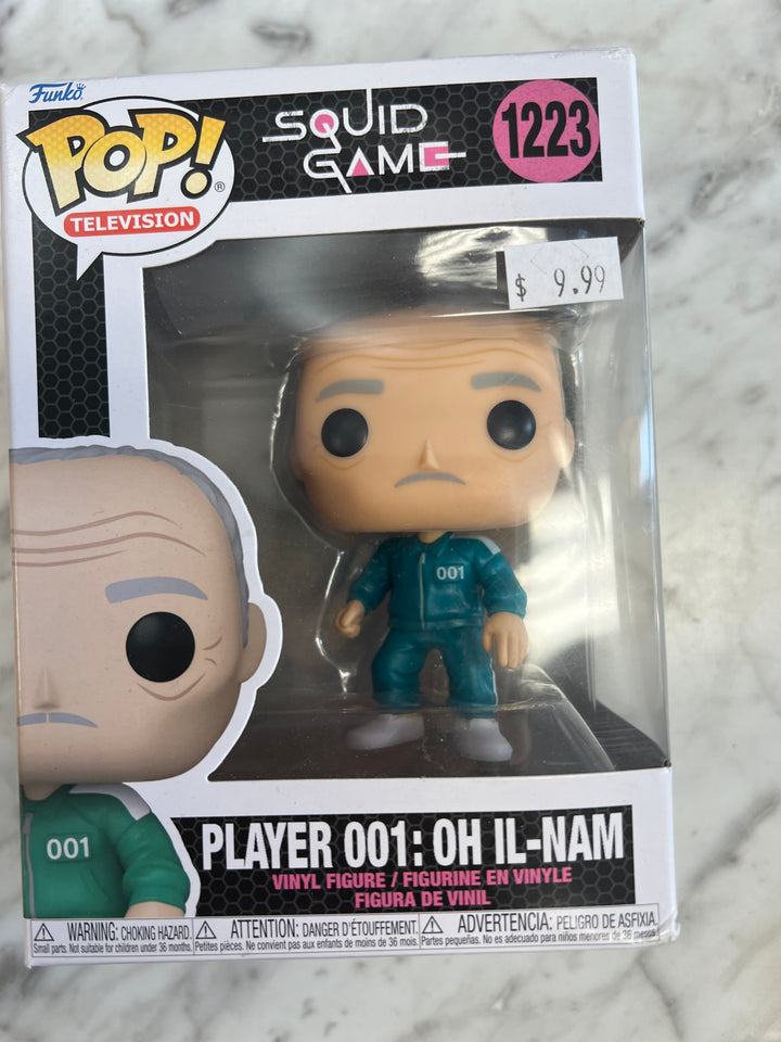 Funko Pop! Player 001: Oh Il-Nam #1223 Squid Game FP121824