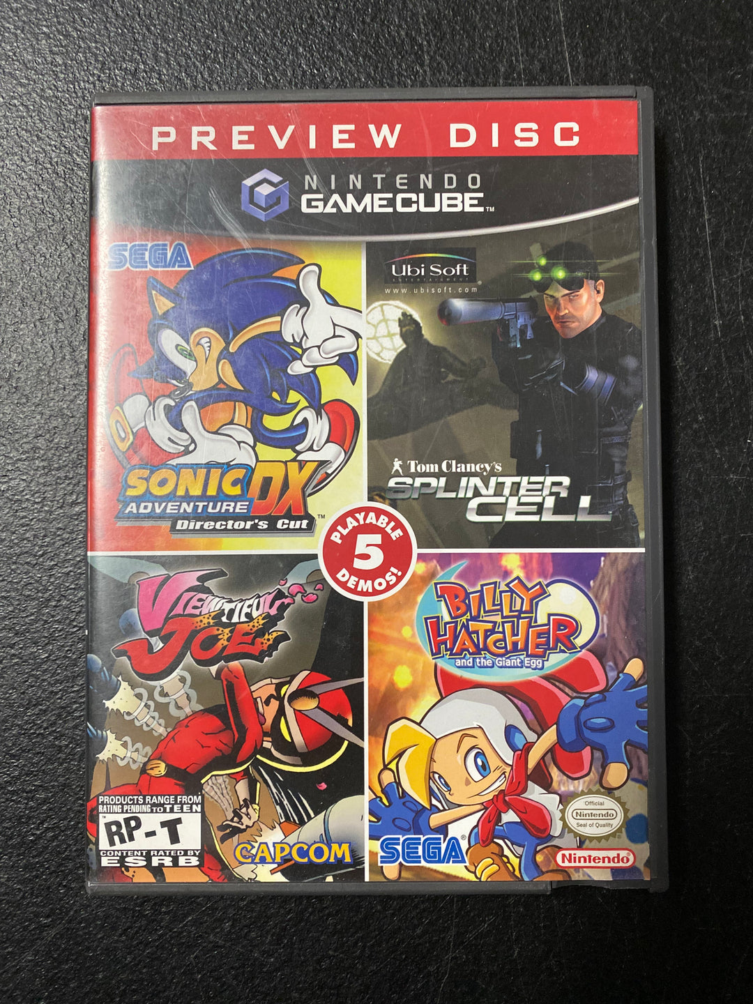 Red Gamecube Disc Nintendo GameCube Preview Disc - Gamecube – Core Gaming