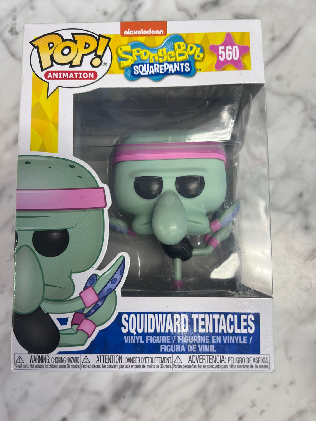 Funko Pop! Squidward Tentacles #560 Spongebob Squarepants Worn Box FP12326