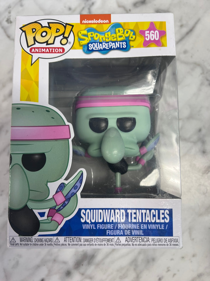 Funko Pop! Squidward Tentacles #560 Spongebob Squarepants Worn Box FP12326