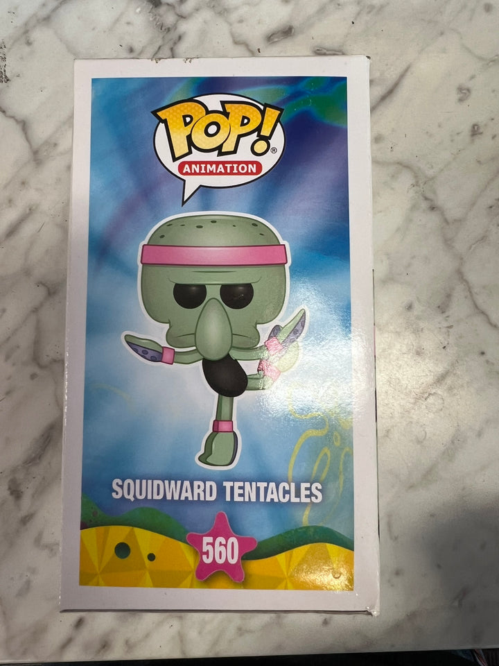 Funko Pop! Squidward Tentacles #560 Spongebob Squarepants Worn Box FP12326
