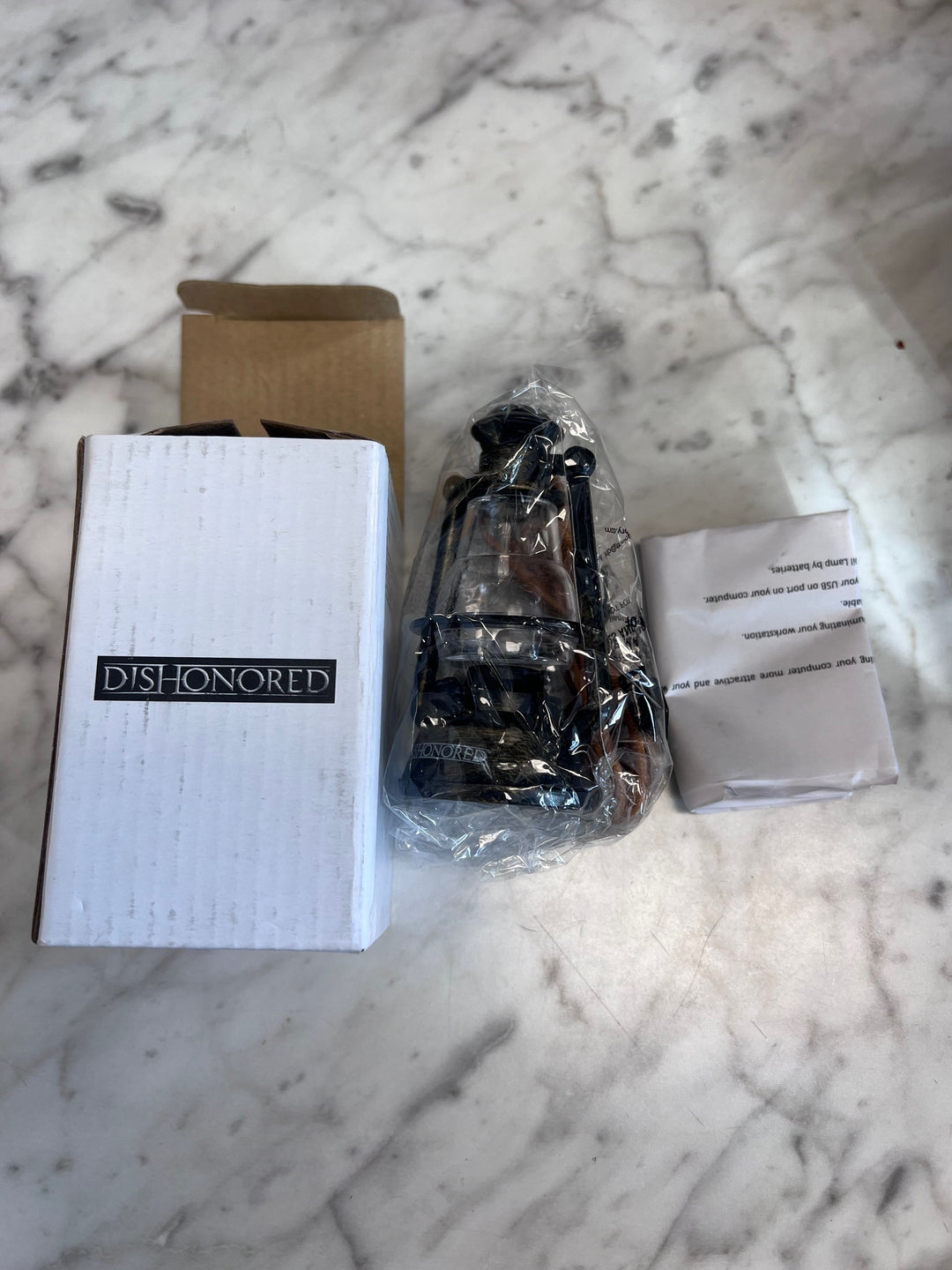 Dishonored Xbox 360 PS3 USB Whale Oil Lamp Lantern Preorder Bonus Unused NA93025