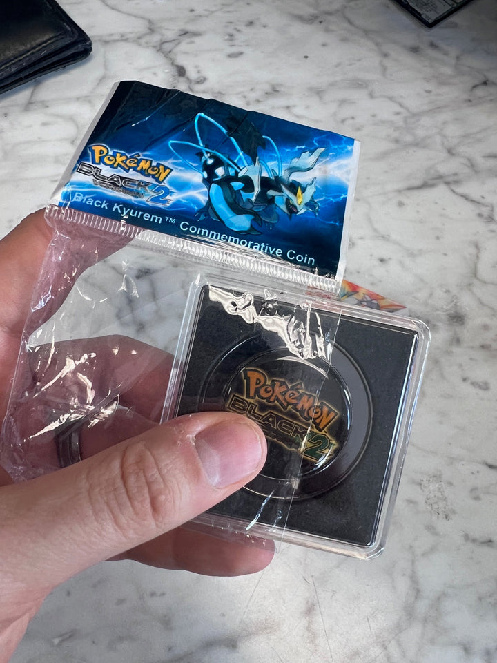 Pokemon Black and White 2 Promotional Coins Black Kyurem White Kyurem Token NA93025