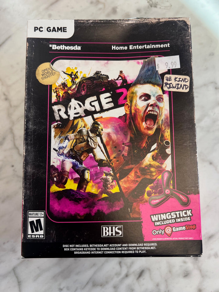 Rage 2 PC DVD-ROM Gamestop Exclusive PC4925