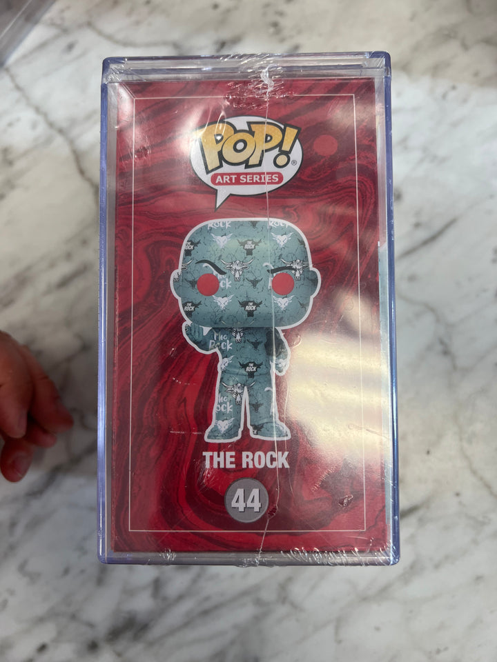 Funko Pop! WWE The Rock #44 Artist Series Vinyl Figure Walmart Exclusive in Case FP121824