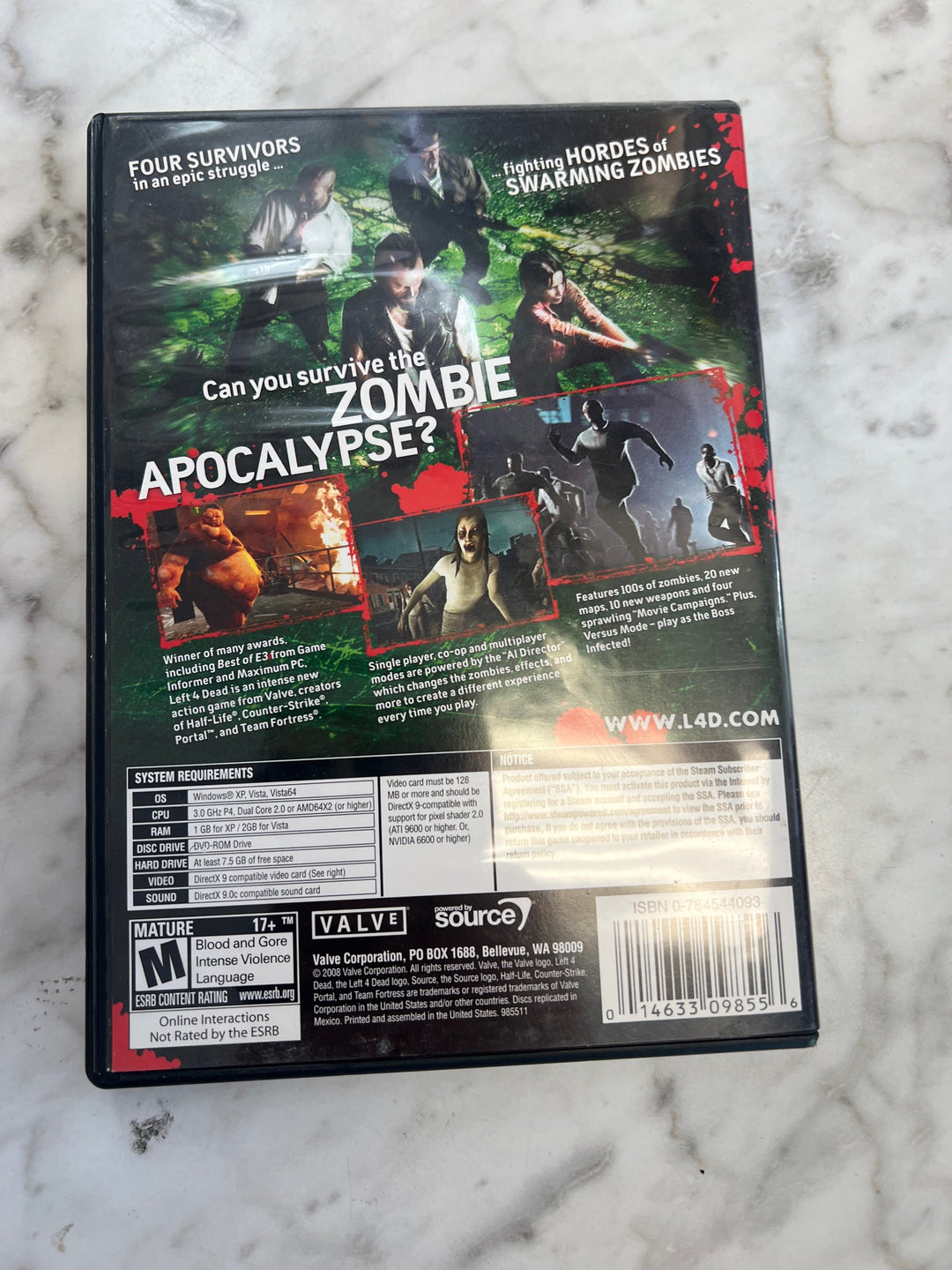 Left 4 Dead PC DVD-ROM  PC4925