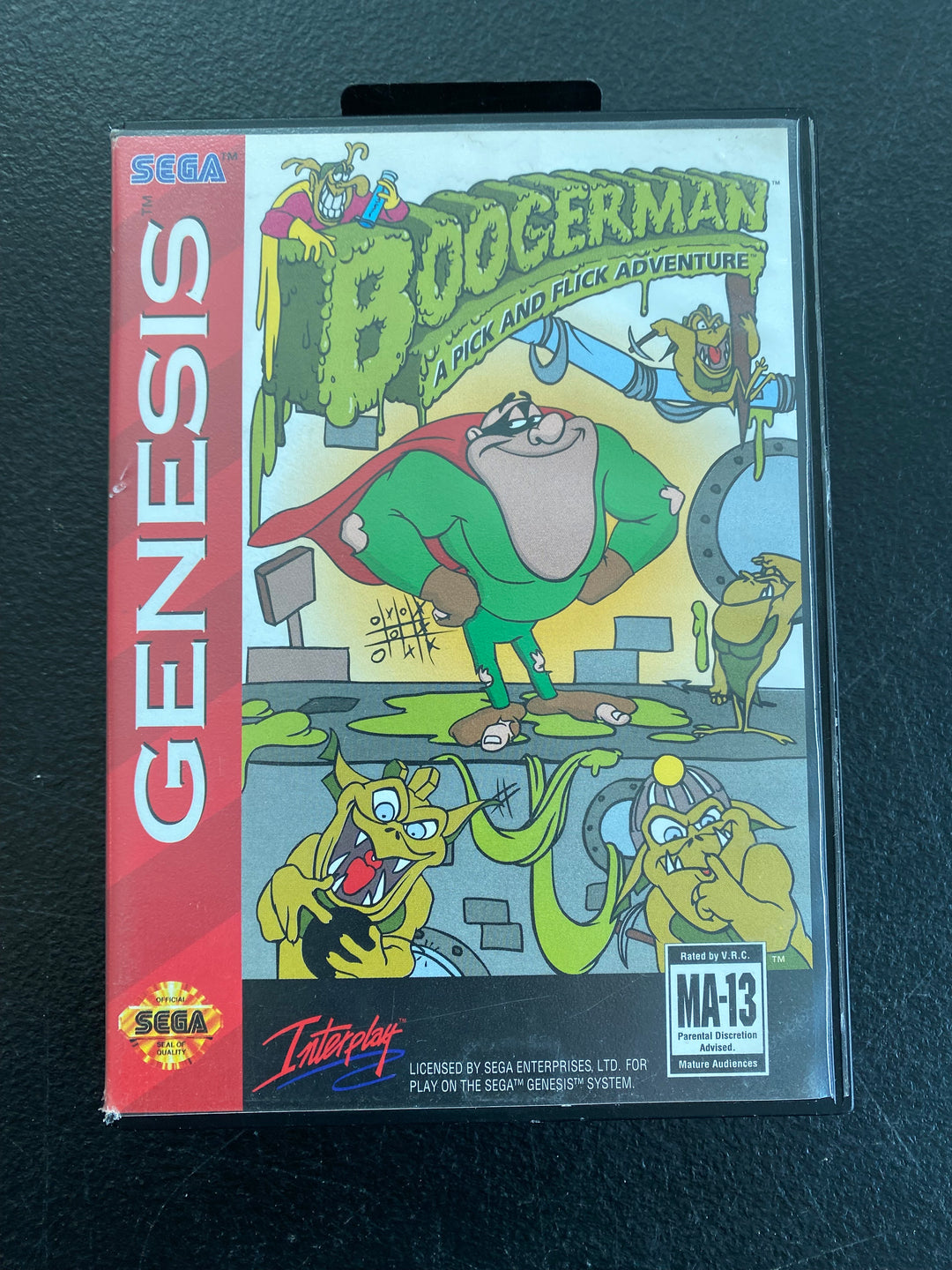 Boogerman A Pick and Flick Adventure  - Sega Genesis NI12325