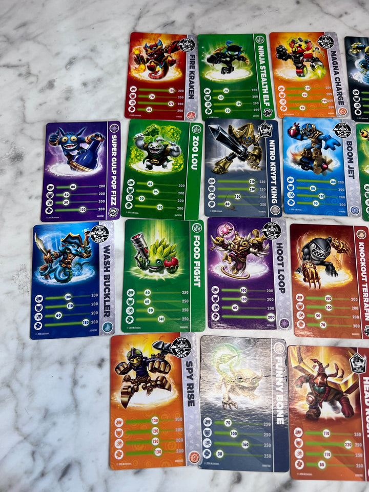 Lot of 26 Skylanders NFC Cards (Swap force, trap team etc) UA93025
