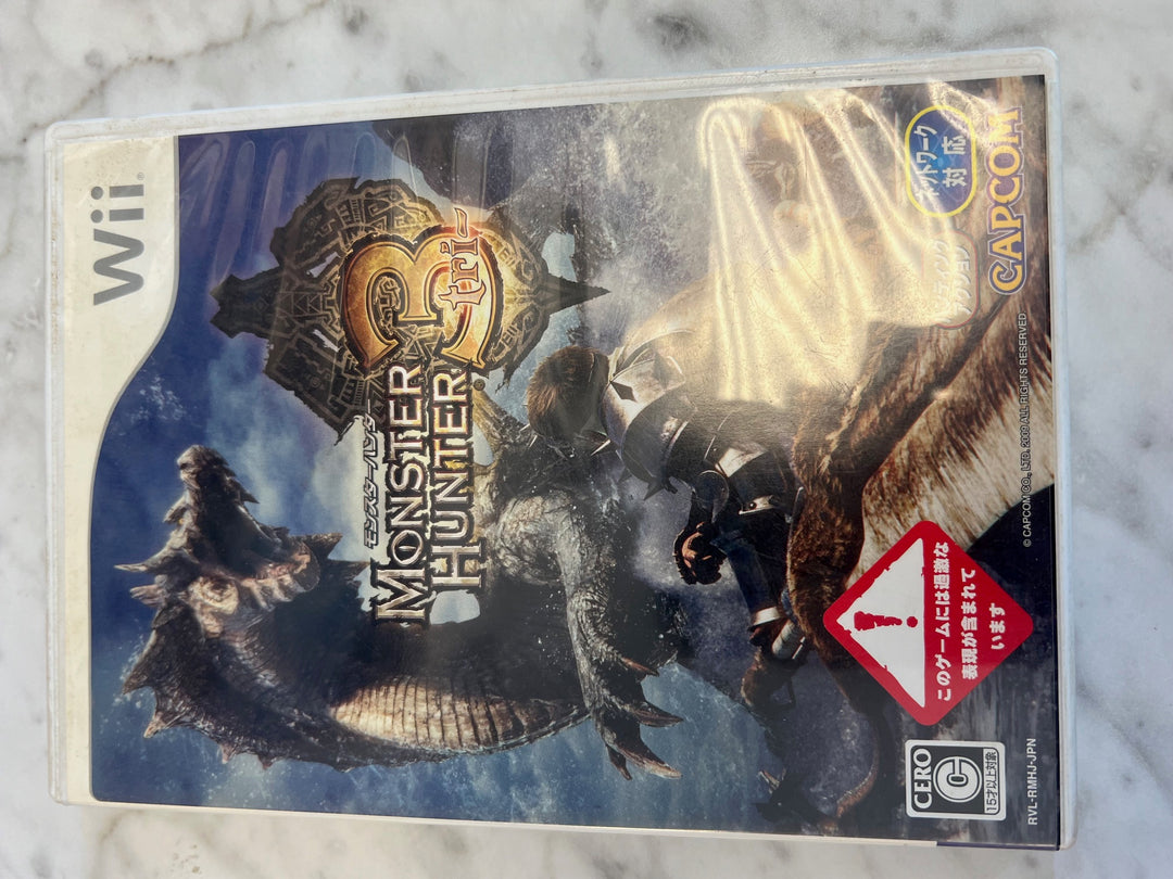 Monster Hunter Tri with Slip Cover Nintendo Wii NTSC-J JP Japanese     IMP7324