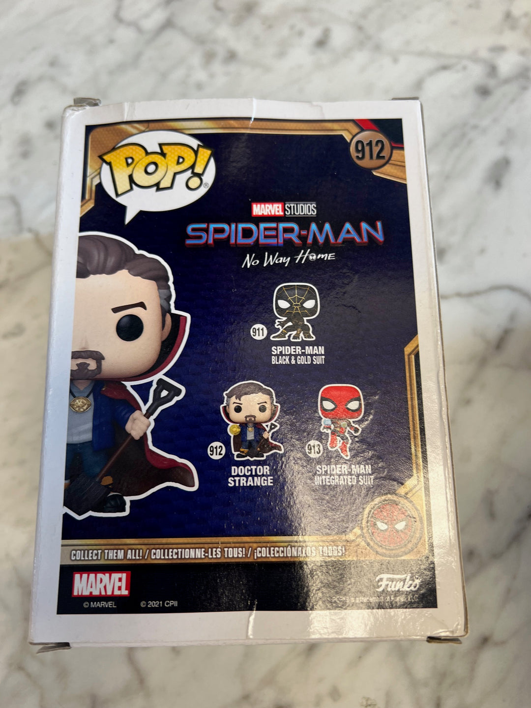 Funko Pop! Doctor Strange #912 Spider-Man No Way Home Squished Box FP7825