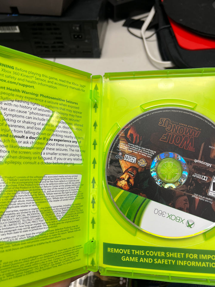The Wolf Among Us for Microsoft Xbox 360 in case. Tested and working.     DO61024