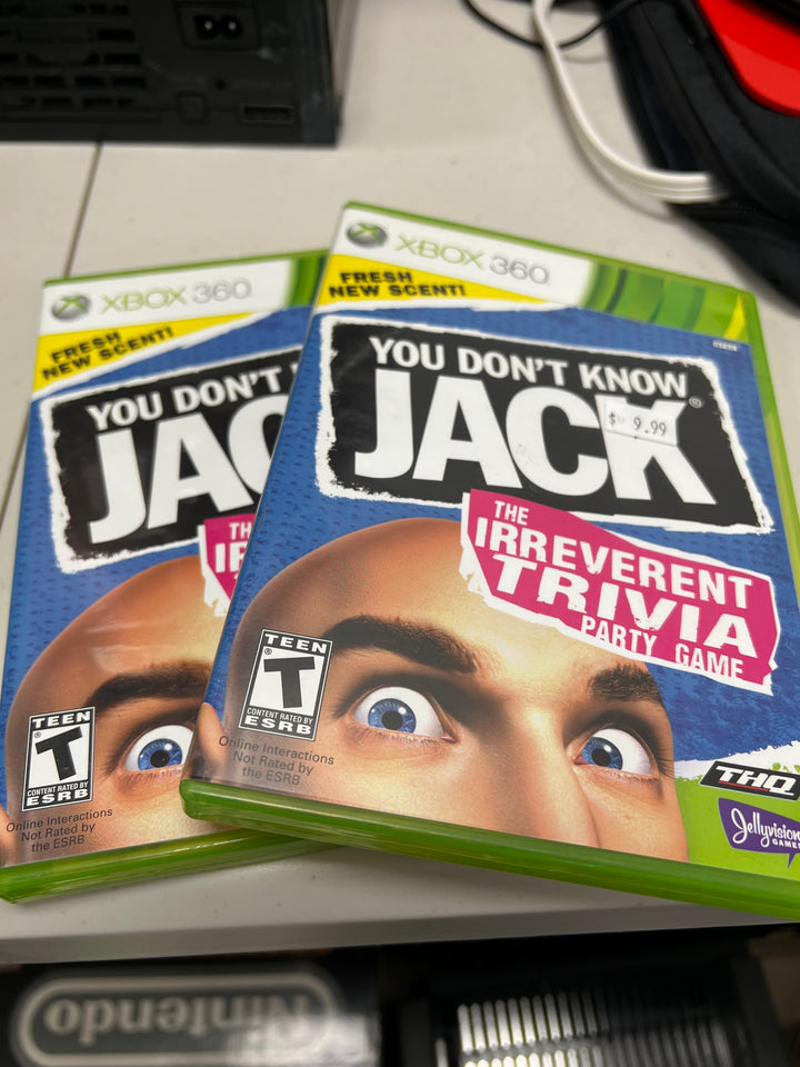 You Don't Know Jack for Microsoft Xbox 360 in case. Tested and working.     DO61024