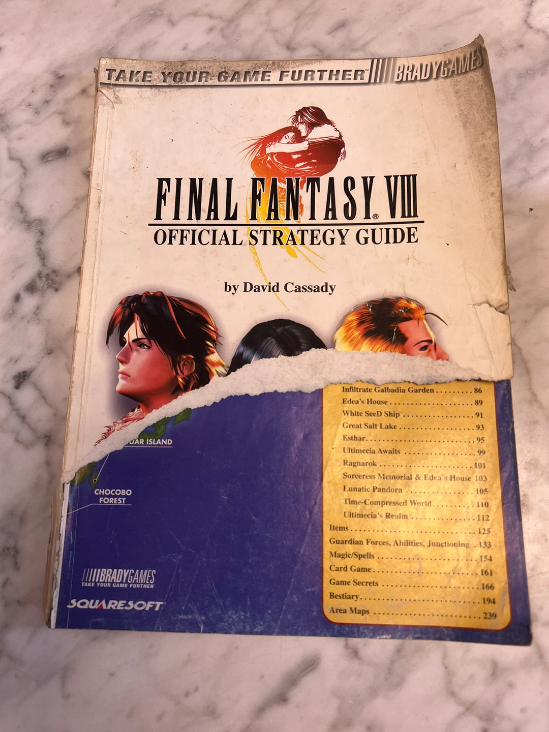 Final Fantasy VIII [BradyGames] - Guide DAMAGED COVER/WEAR ST8126