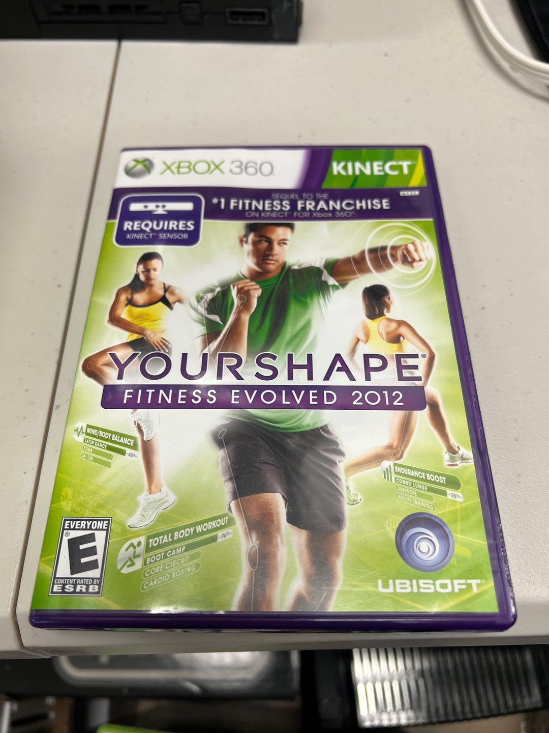Your Shape 2012 Kinect for Microsoft Xbox 360 in case. Tested and working.     DO61024