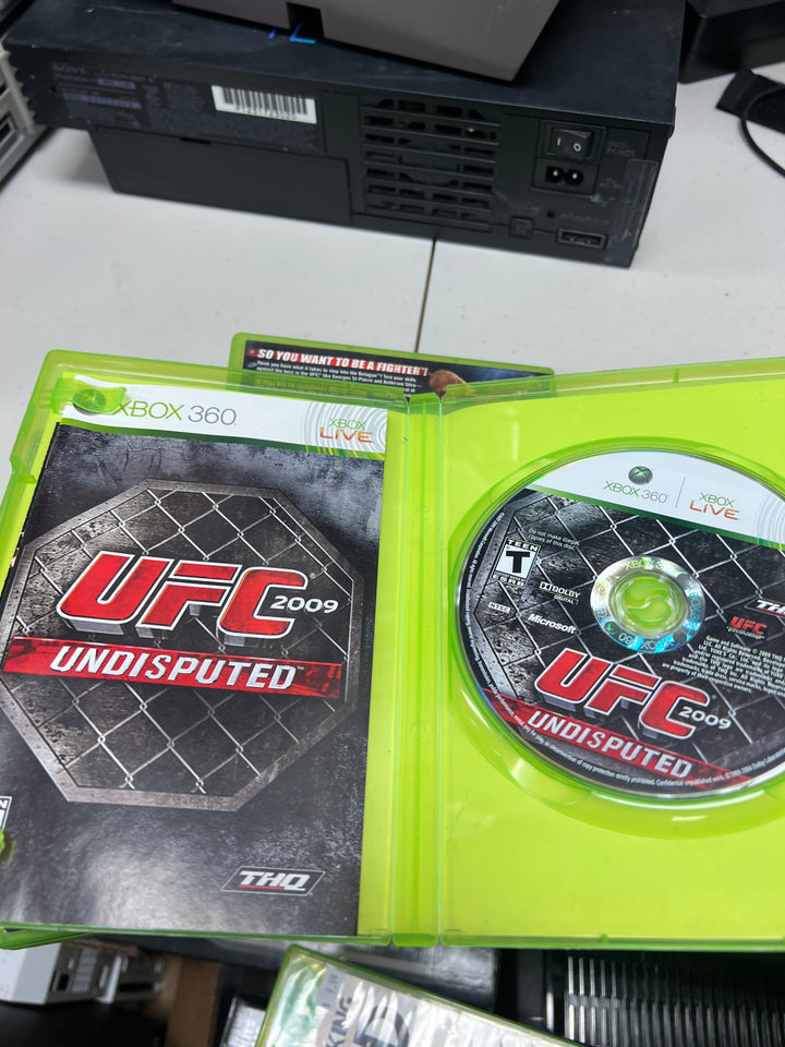 UFC 2009 for Microsoft Xbox 360 in case. Tested and working.     DO61024