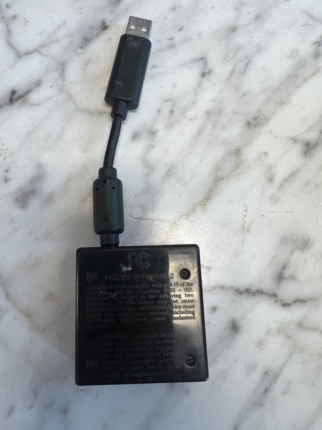 Rock Band USB Wireless Guitar Dongle PS3 Fender Stratocaster VFR8221512 DU7324