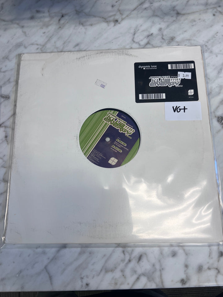 Jonny Lexxs - Klub Energy Dynamic Trax International (VG+) Condition Vinyl Record VR10125
