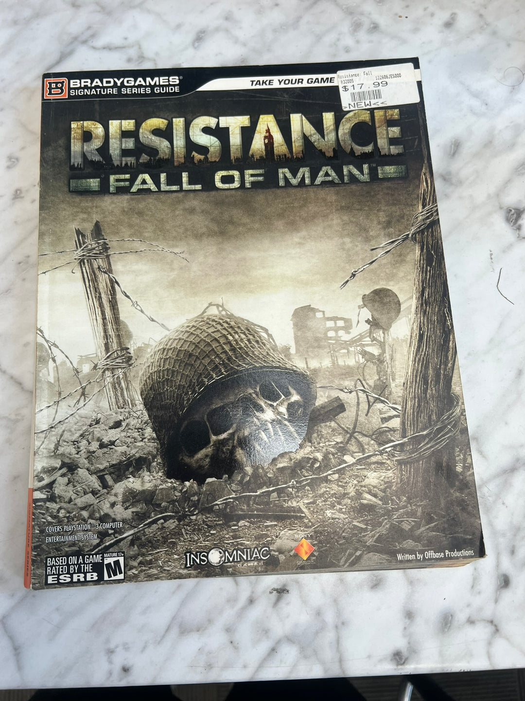 Resistance Fall of Man Official Strategy Guide Brady Games ST8126