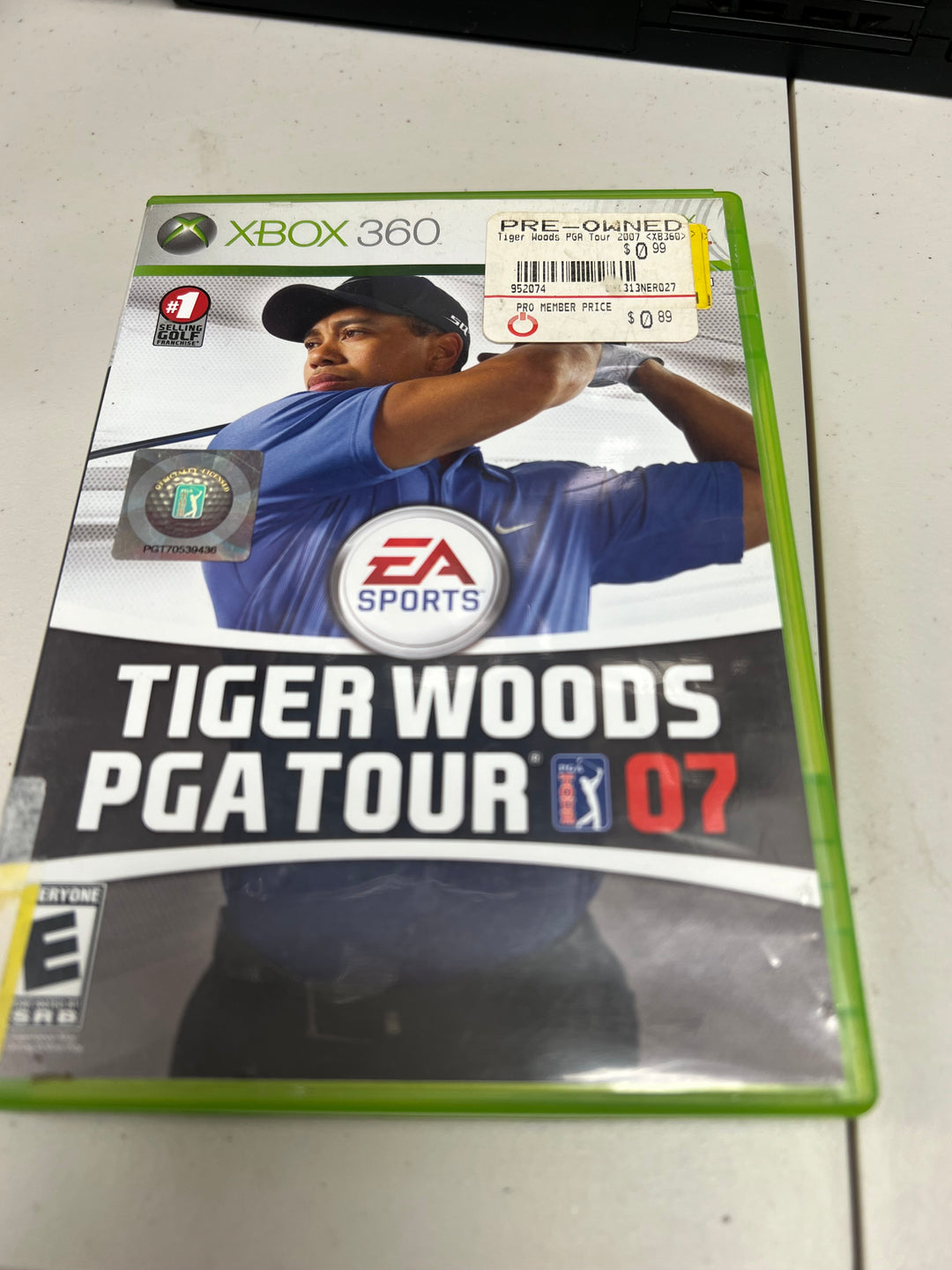 Tiger Woods PGA Tour 07 for Microsoft Xbox 360 in case. Tested and working.     DO61024