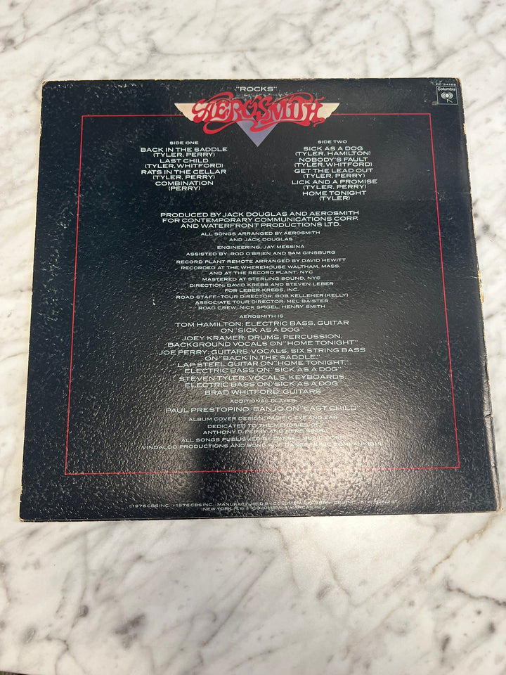 Aerosmith - Rocks Vinyl Record    VR92124