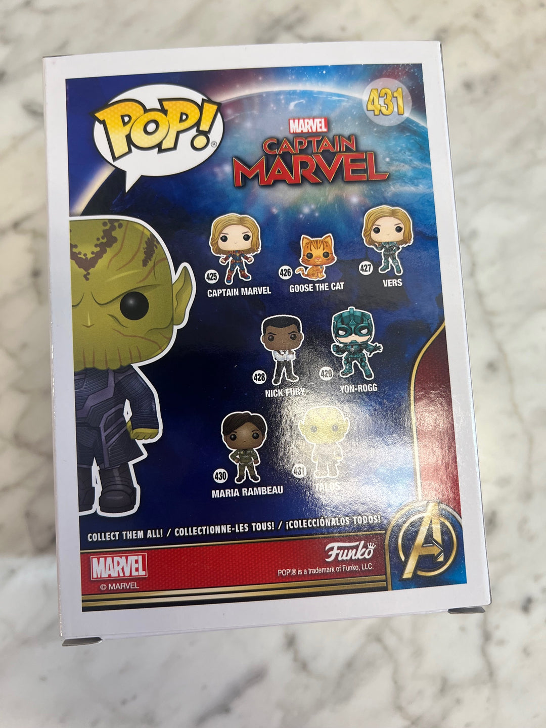 Funko Pop! Talos #431 Captain Marvel FP121924