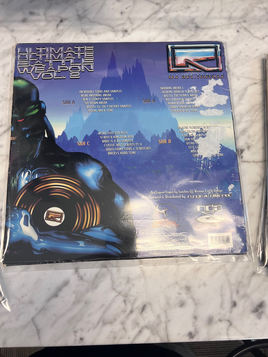 DJ Rectangle - Ultimate Ultimate Battle Weapon Vol 2 (VG) Condition Vinyl Record VR10125
