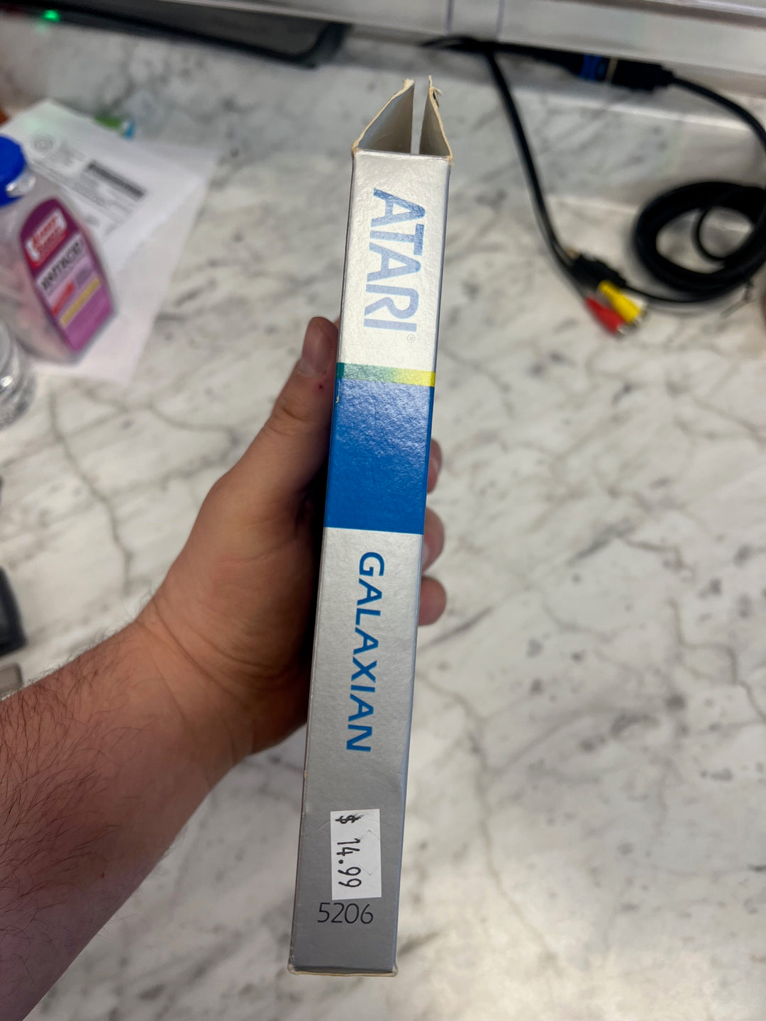 Galaxian for Atari 5200 With box and manual Untested DU7324