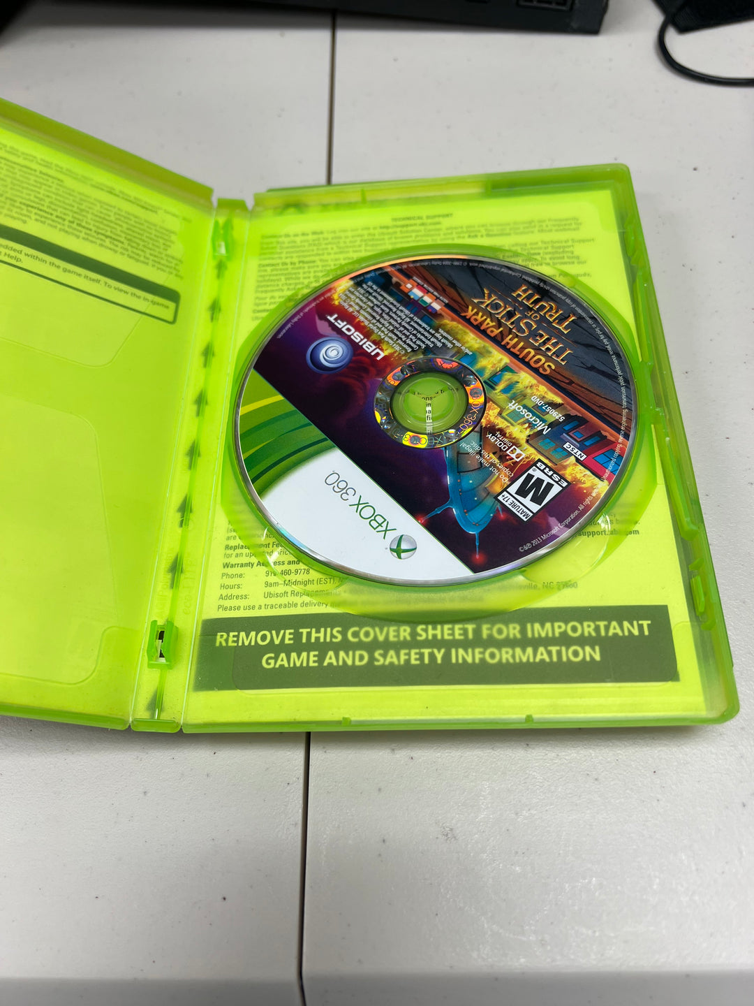 South Park the Stick of Truth for Microsoft Xbox 360 in case. Tested and working.     DO61024