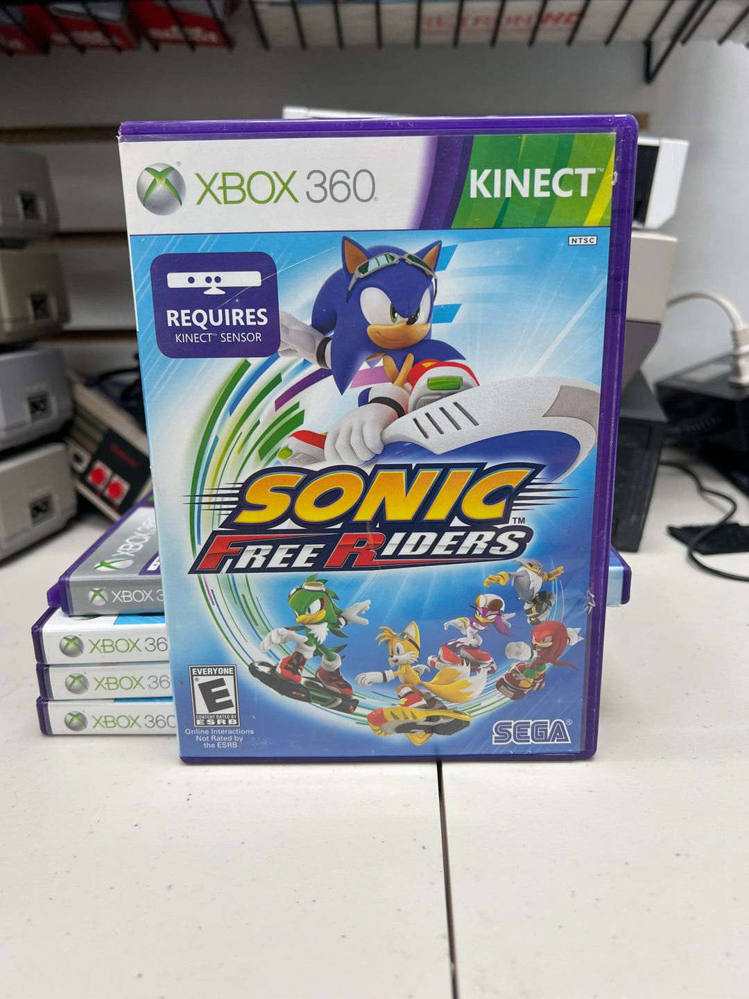 Sonic Free Riders Kinect for Microsoft Xbox 360 in case. Tested and working.     DO61024