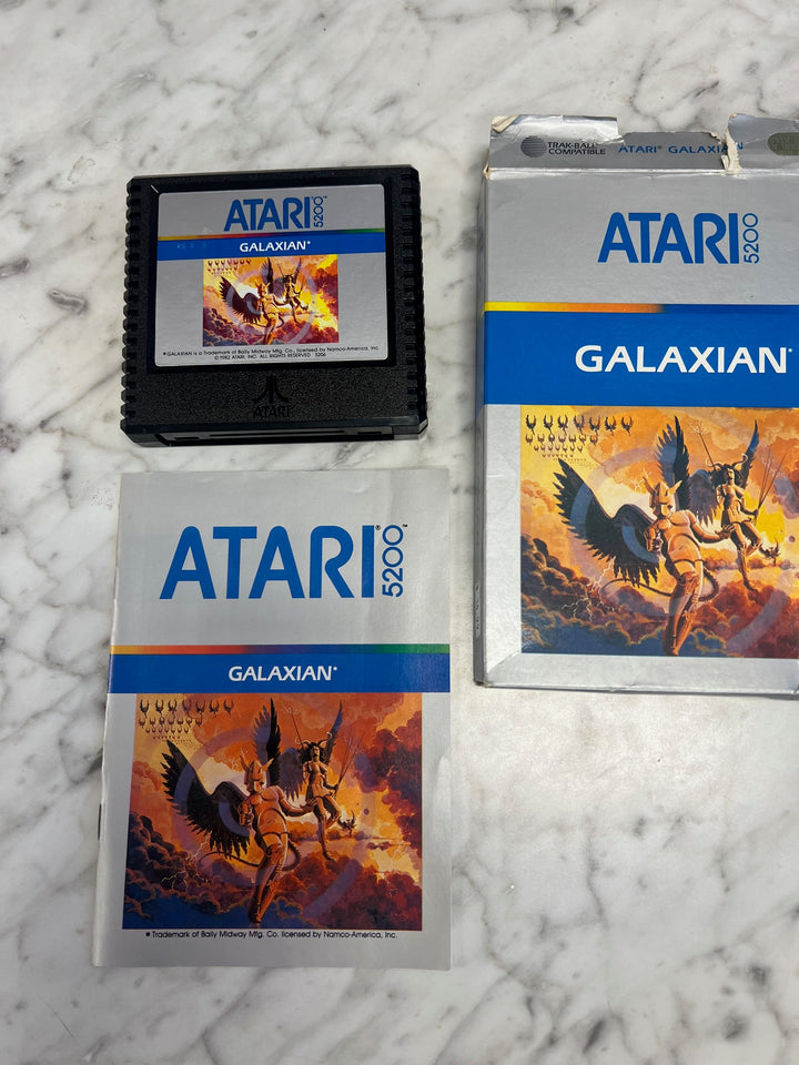 Galaxian for Atari 5200 With box and manual Untested DU7324