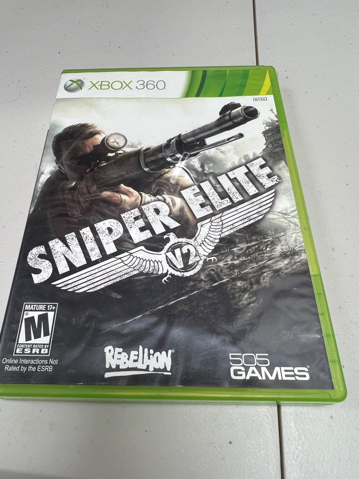 Sniper Elite V2 for Microsoft Xbox 360 in case. Tested and working.     DO61024
