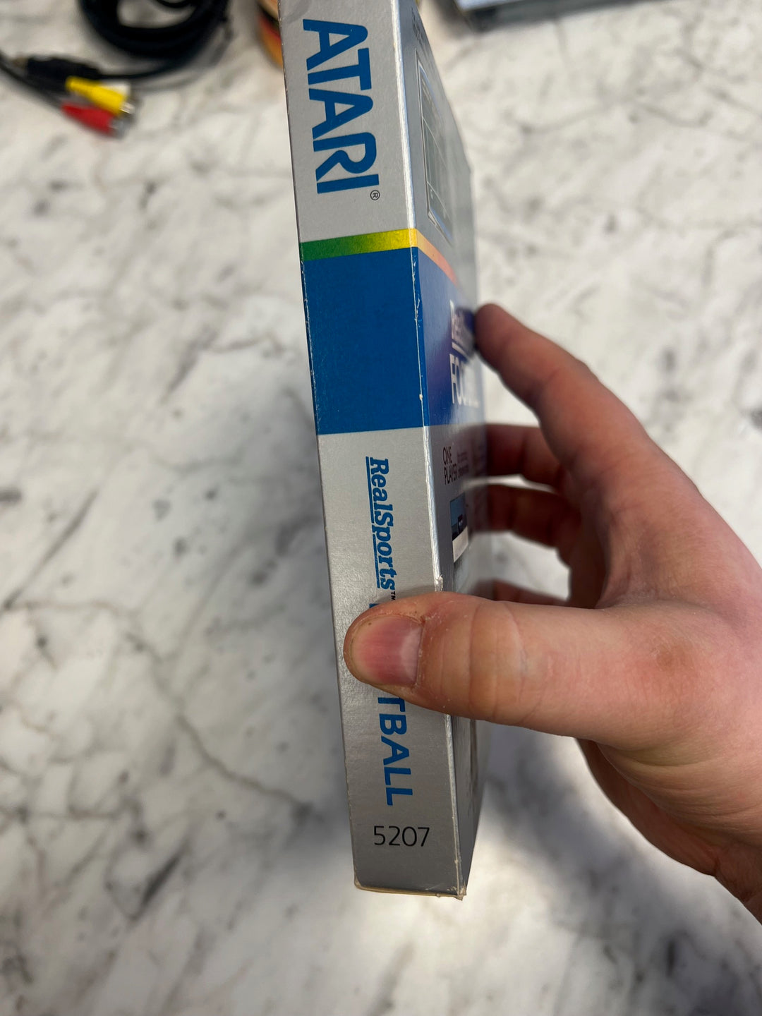 Real Sports Football for Atari 5200 With box and manual Untested DU7324