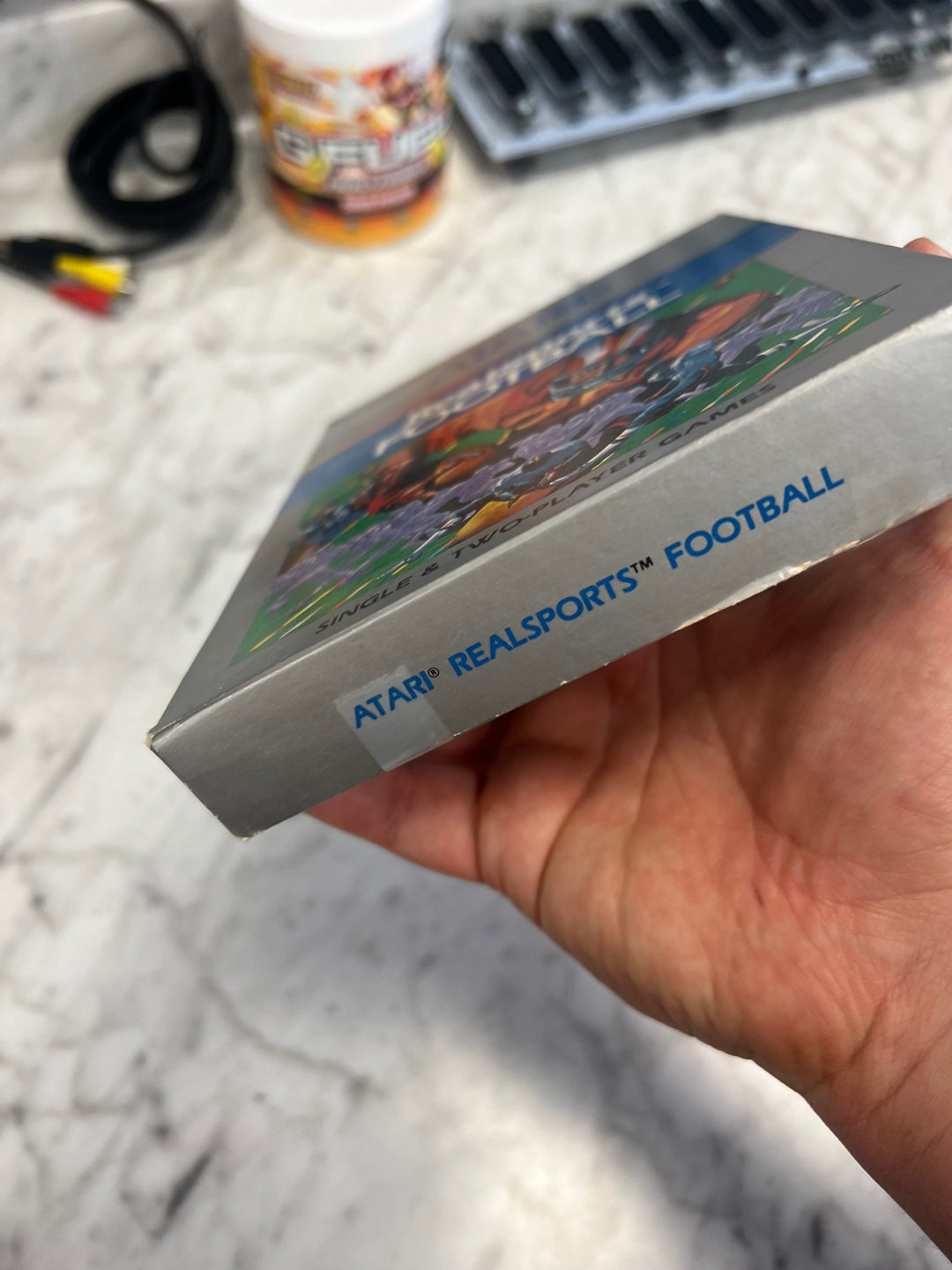 Real Sports Football for Atari 5200 With box and manual Untested DU7324